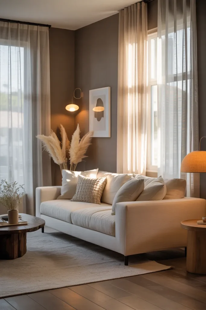 15 Sheer Curtains Living Room Ideas That Feel Effortlessly Elegant 2 Floor-Length Sheers