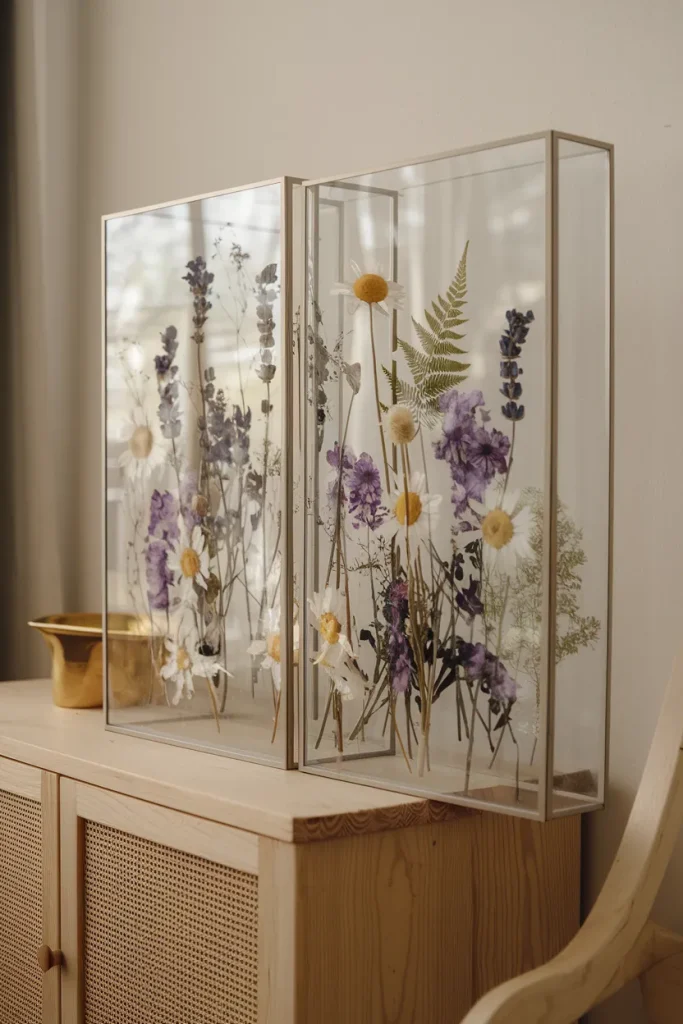 Framed Dried Flowers