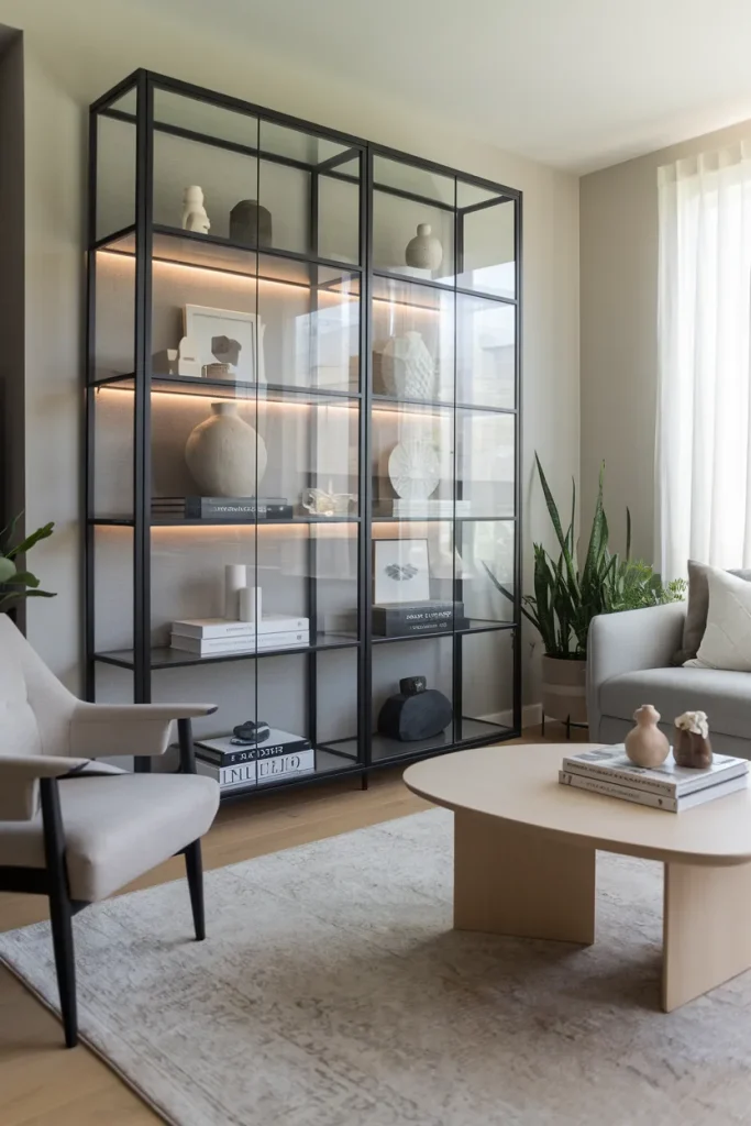 Glass Display Cabinets for Showcasing Decor