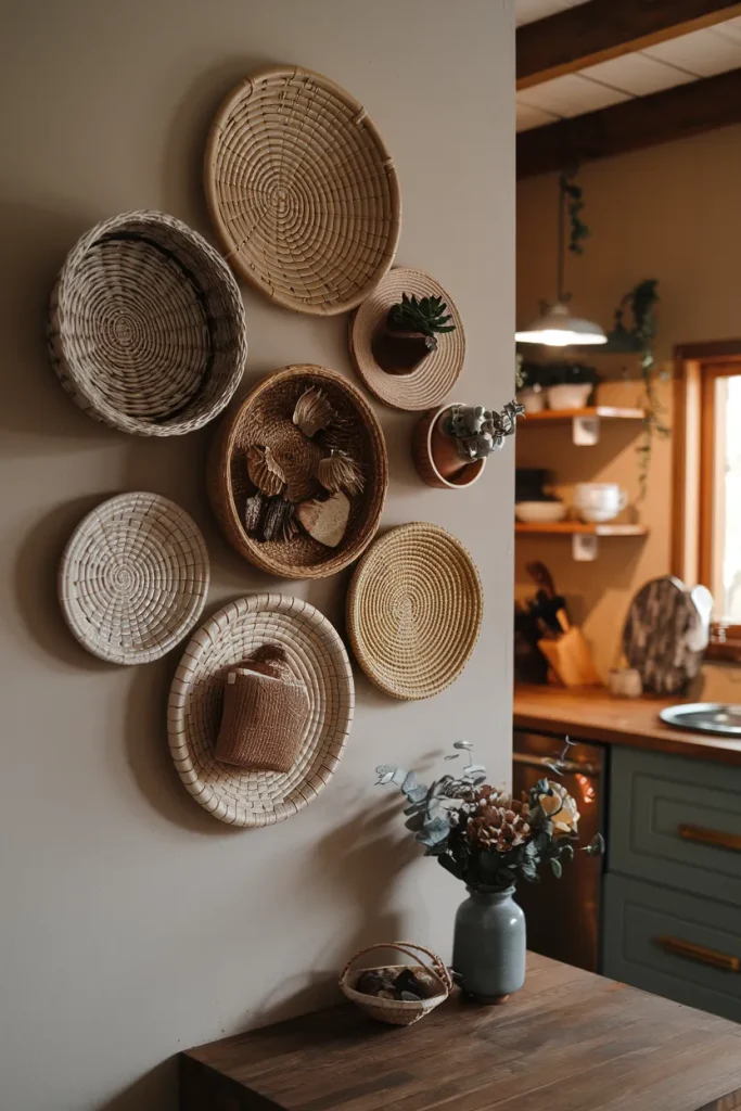 Hanging Basket Wall Display