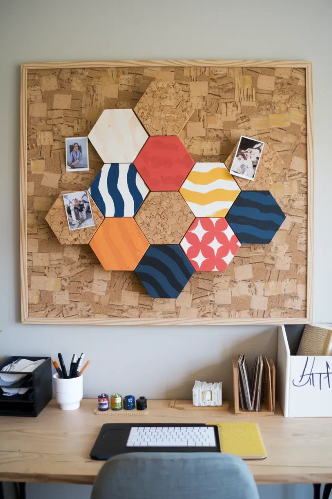 Hanging Cork Board Wall Art