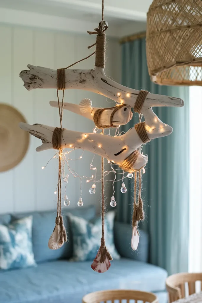 Hanging Driftwood Sculpture