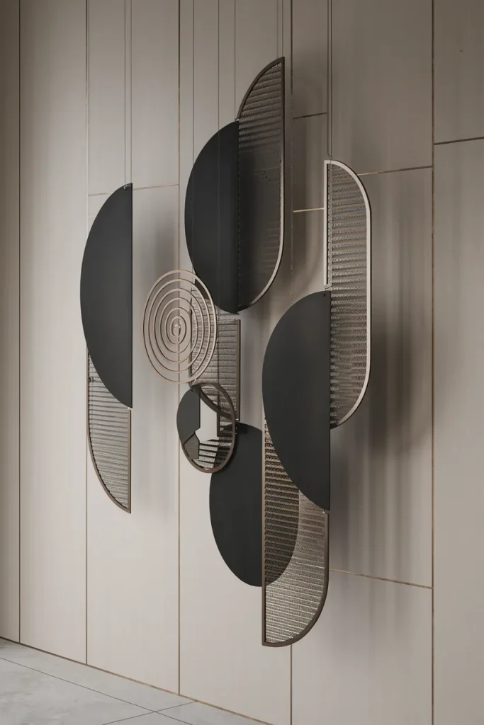 Hanging Metal Wall Sculpture