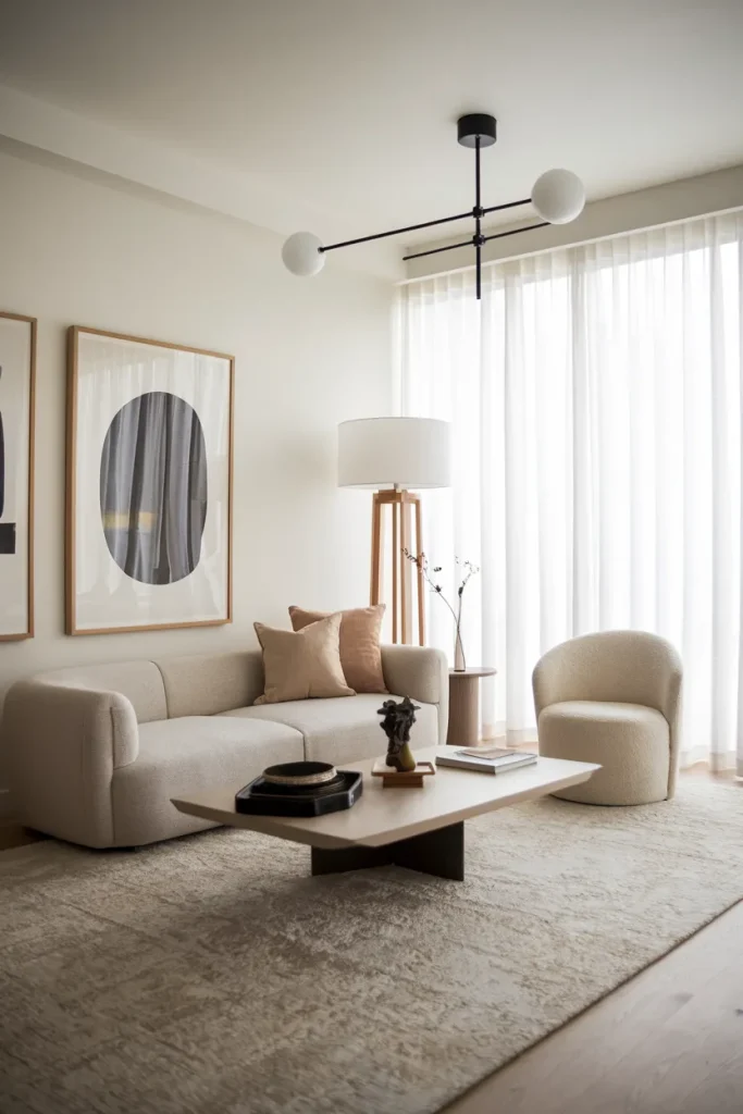 25 Modern Small Living Room Ideas That Make Spaces Look Bigger 15 Low Furniture for an Open Feel