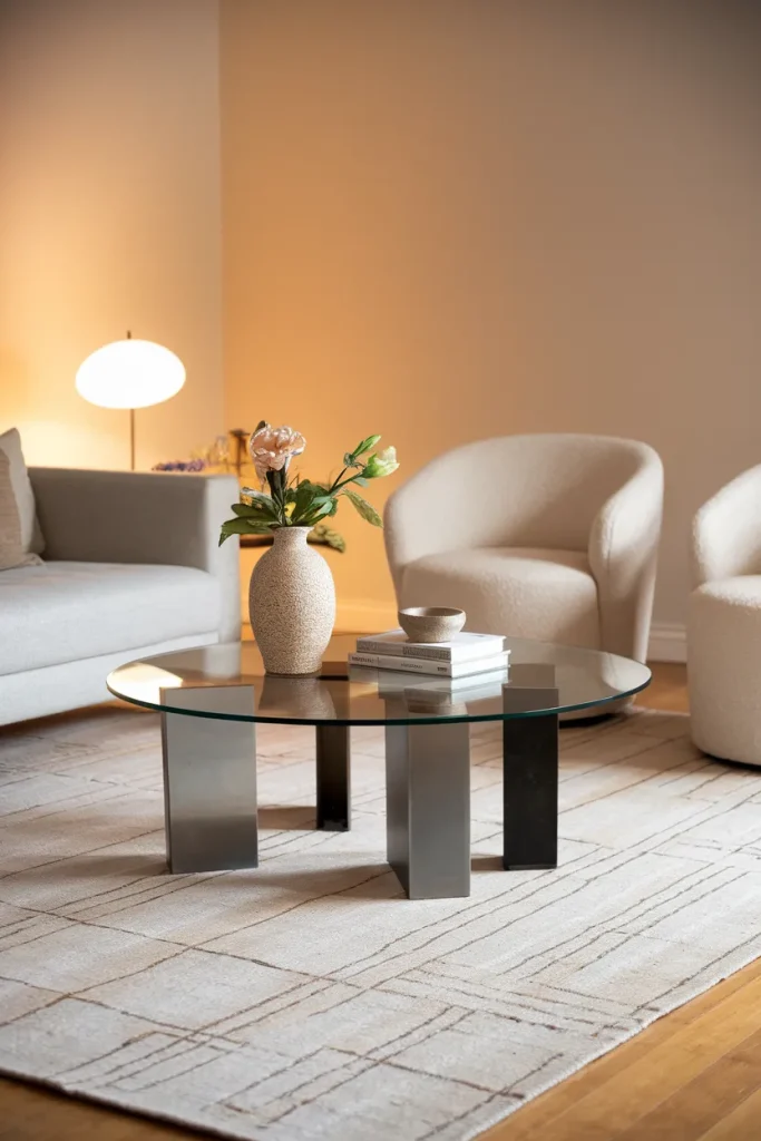 Mixed-Material Coffee Tables