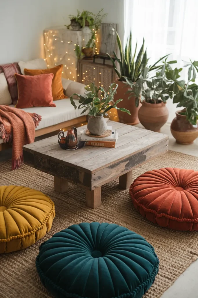 Oversized Floor Cushions for Casual Comfort