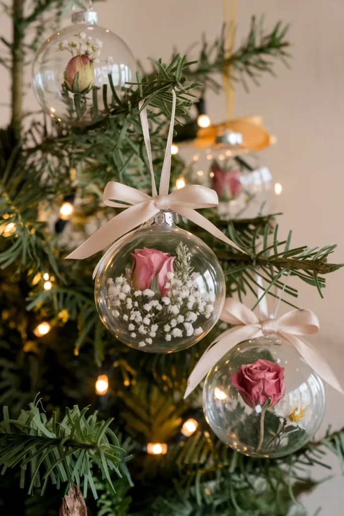 Pressed Flower Ornaments