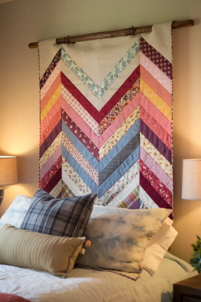 Quilted Fabric Wall Hanging