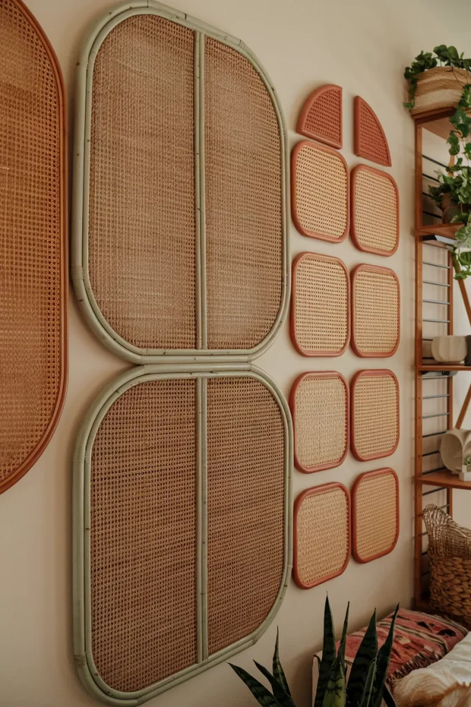Rattan Wall Panels for a Natural Touch