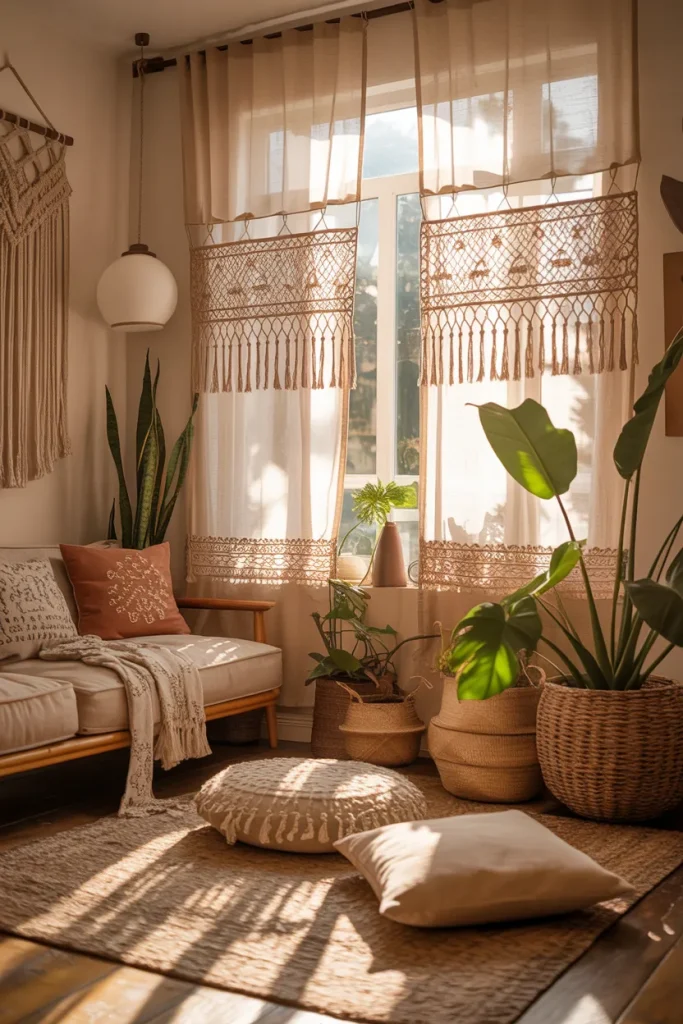 15 Sheer Curtains Living Room Ideas That Feel Effortlessly Elegant 6 Romantic Boho Layers