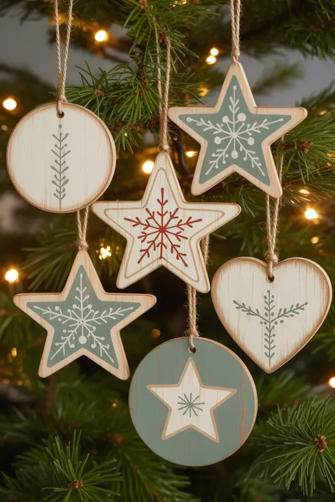 Rustic Wooden Ornaments