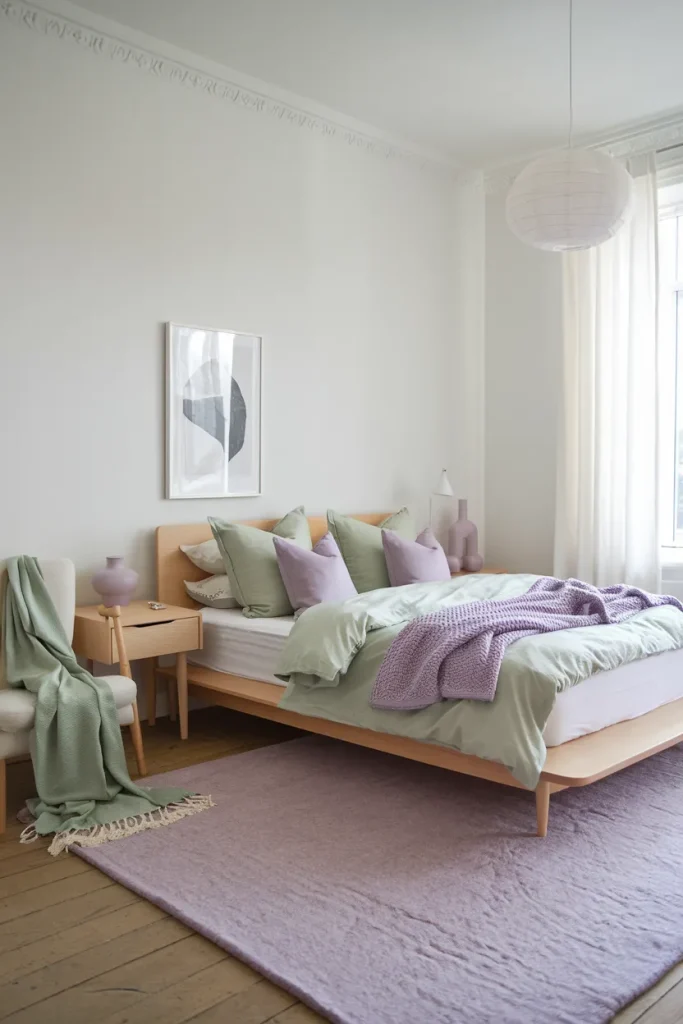 Scandinavian Serenity with Lavender and Sage