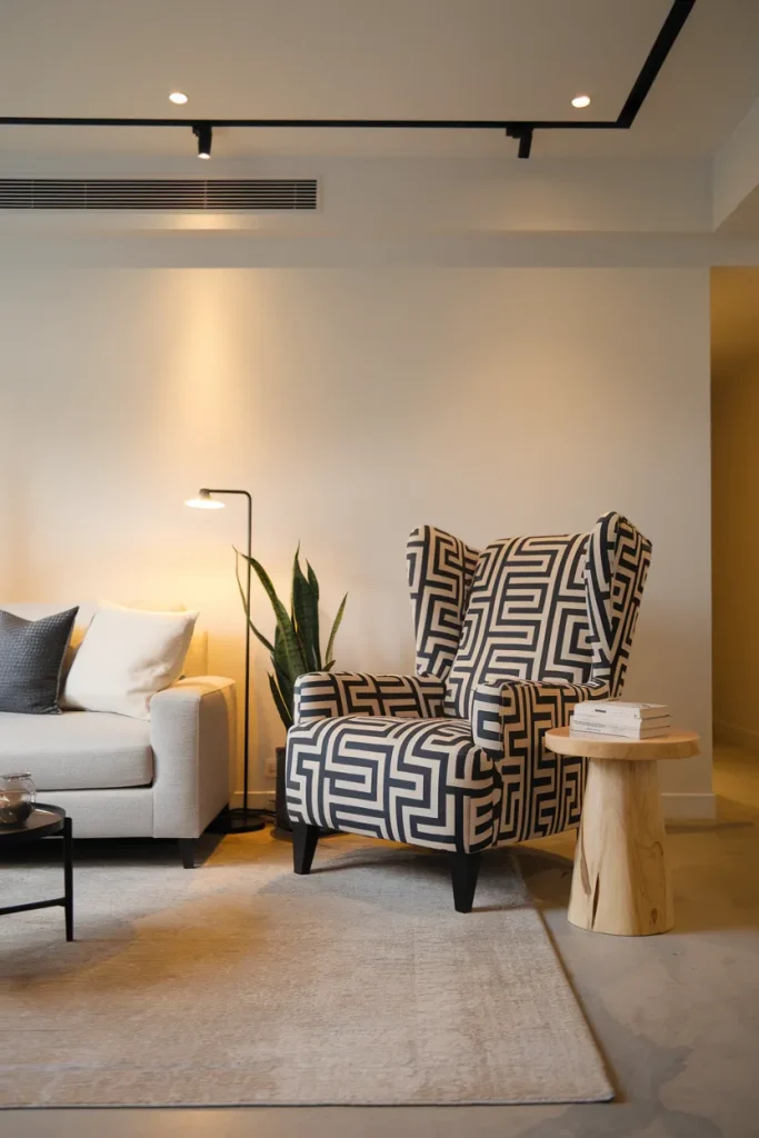 Statement Armchairs with Bold Patterns