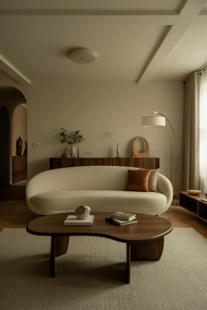 Statement Coffee Table in Organic Shape