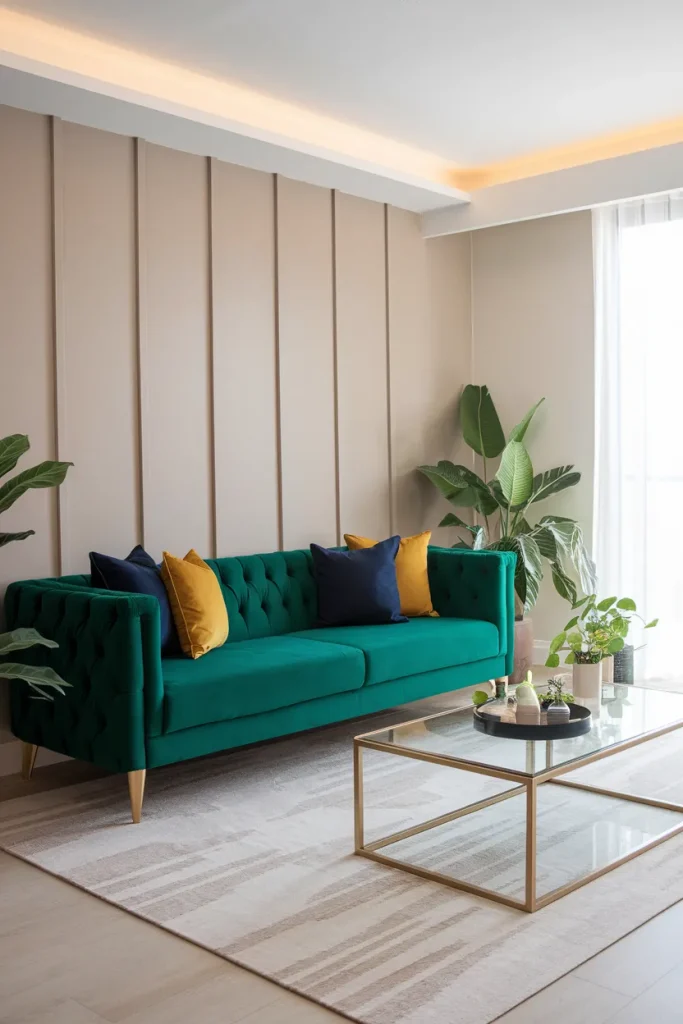 Statement Sofas with Bold Colors