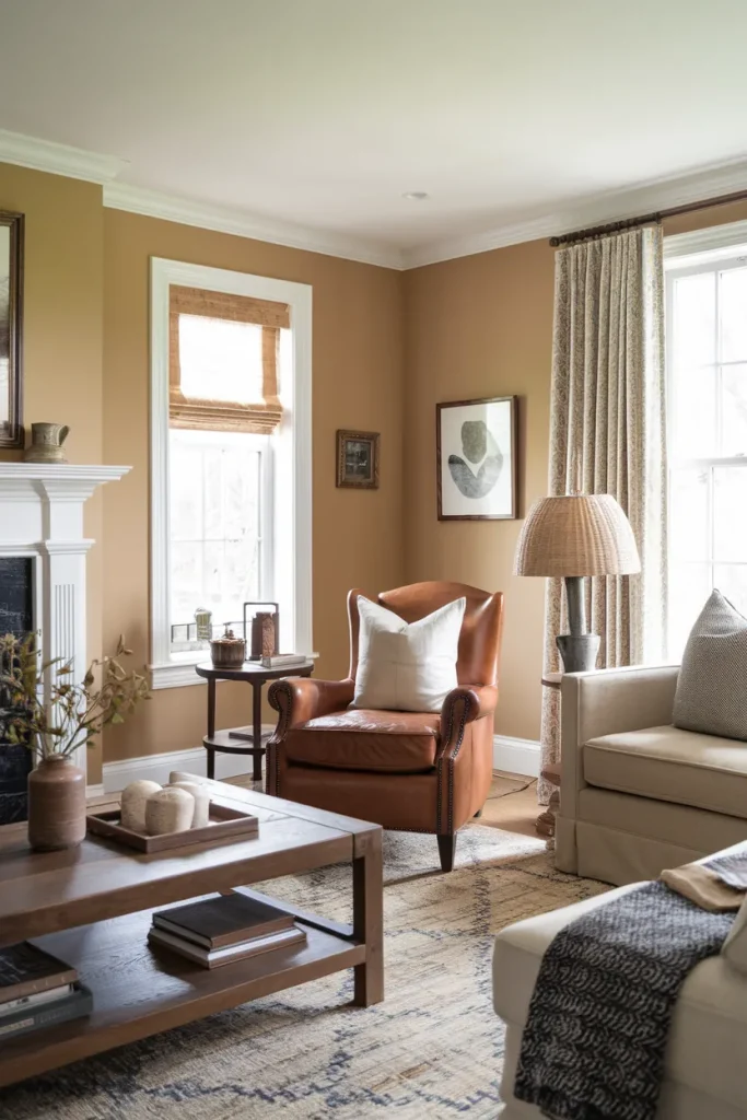 Warm Beige and Classic Brown