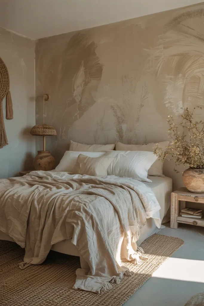 Limewash Painted Wall